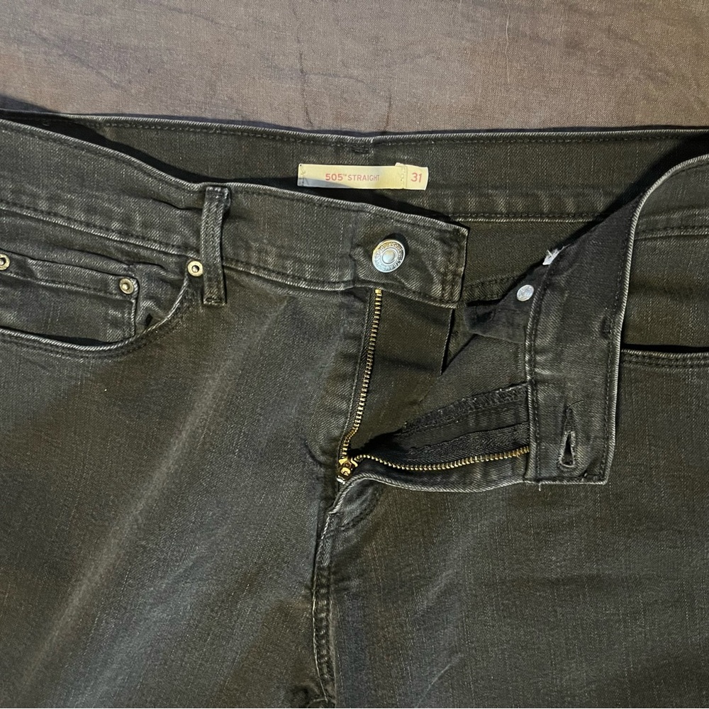 Levi’s 505 straight Black Jeans